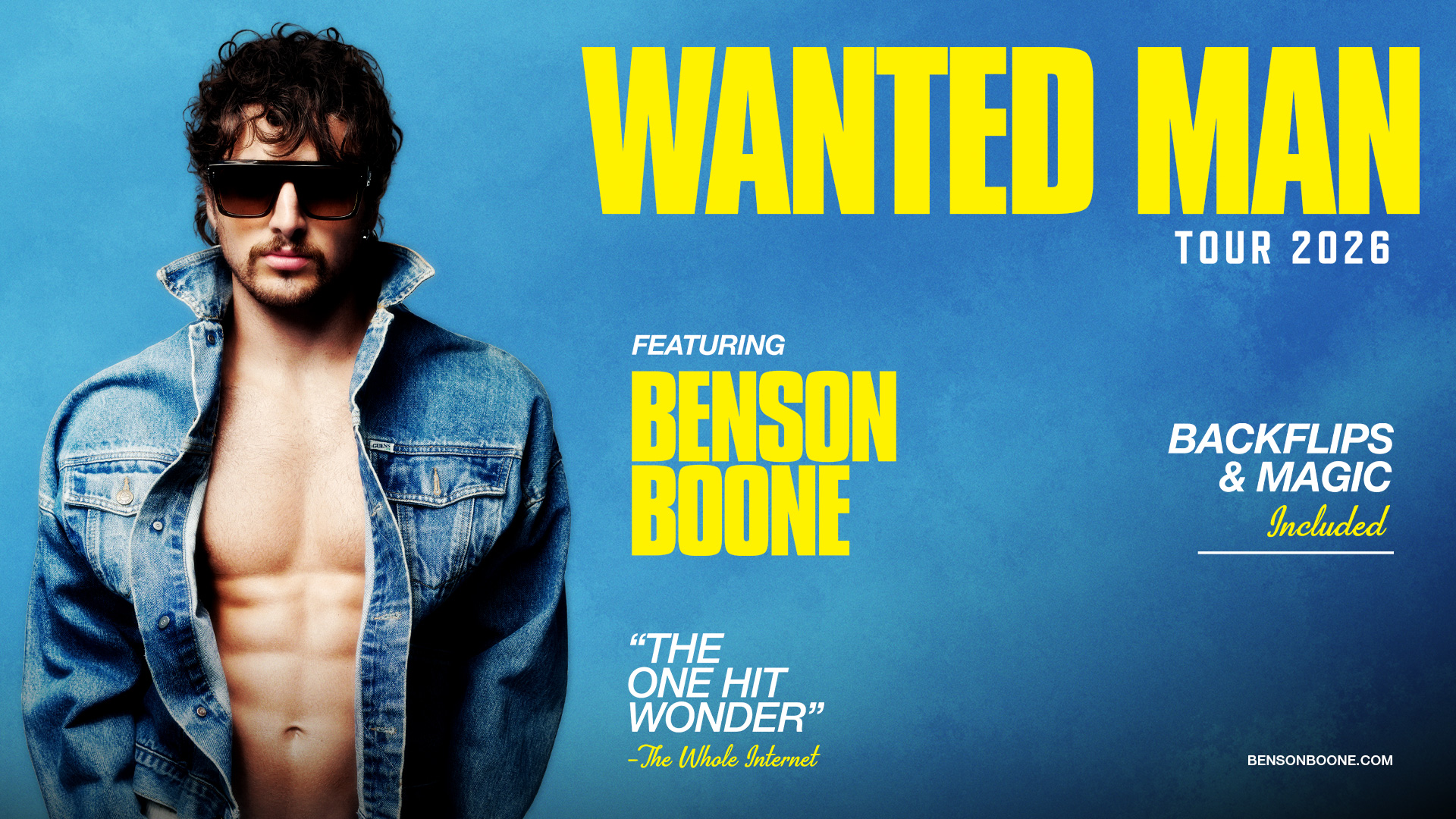 Benson Boone: The Wanted Man Tour