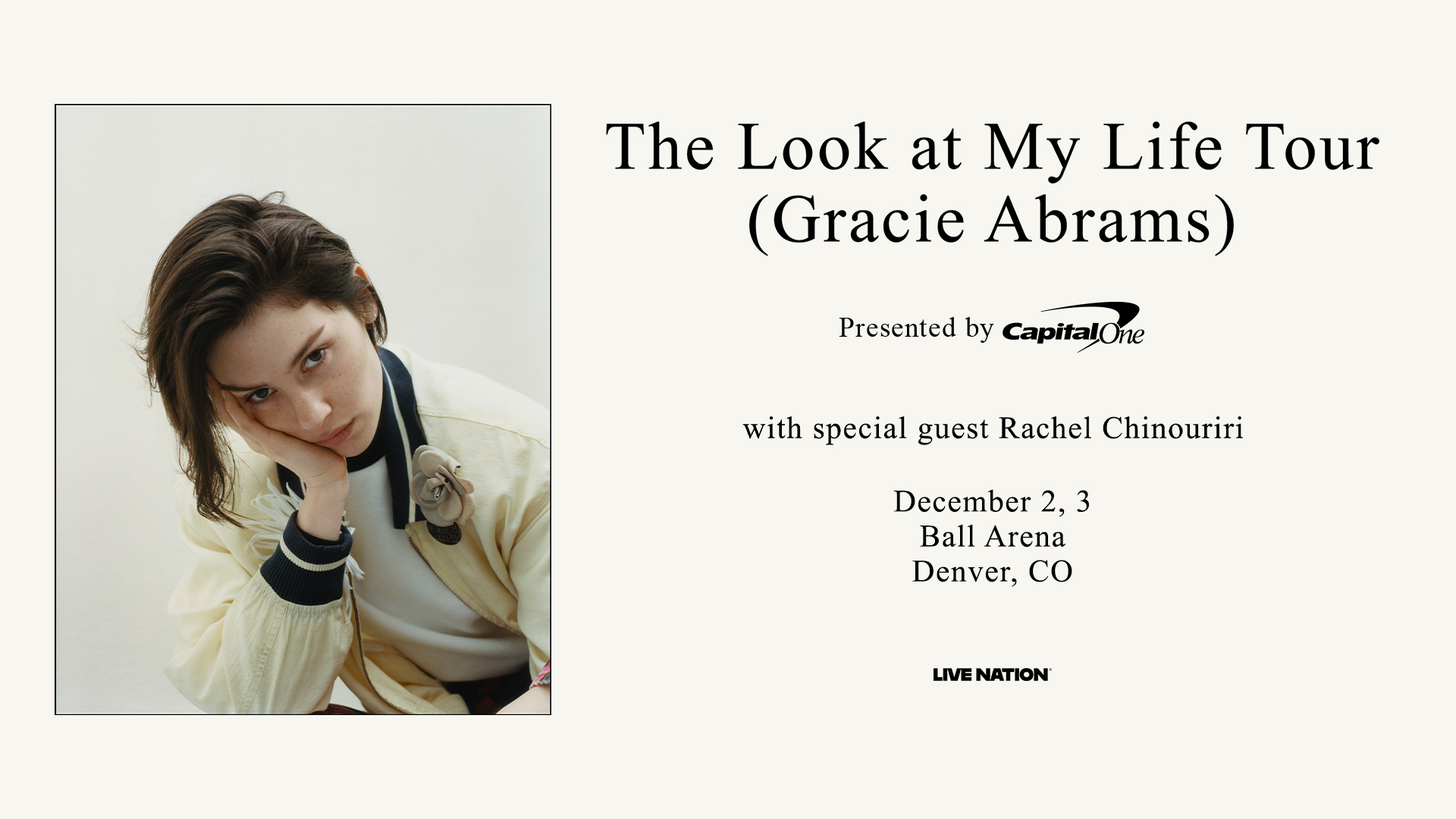 Gracie Abrams: The Look at My Life Tour presented by Capital One